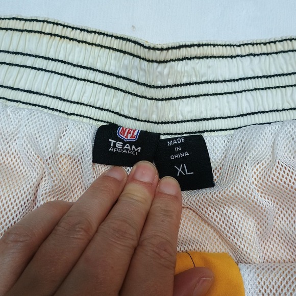 Pittsburgh Steelers Yellow Swim Shirts Trunks Size XL - Picture 4 of 7